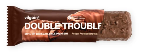 Vilgain Double Trouble Protein Bar - dvojitá čokoláda s krémem 55g