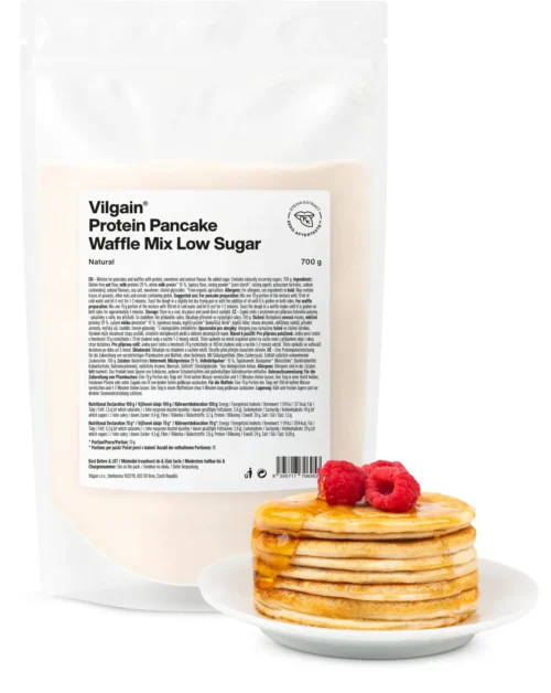 Vilgain Protein Pancake & Waffle Mix Low Sugar - 700g natural