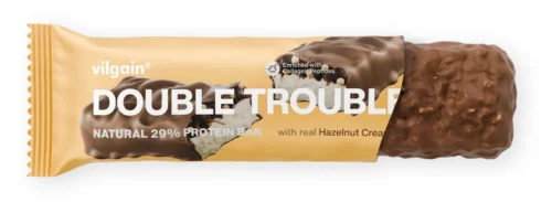 Vilgain Double Trouble Protein Bar - lískooříškový krém s mléčnou čokoládou