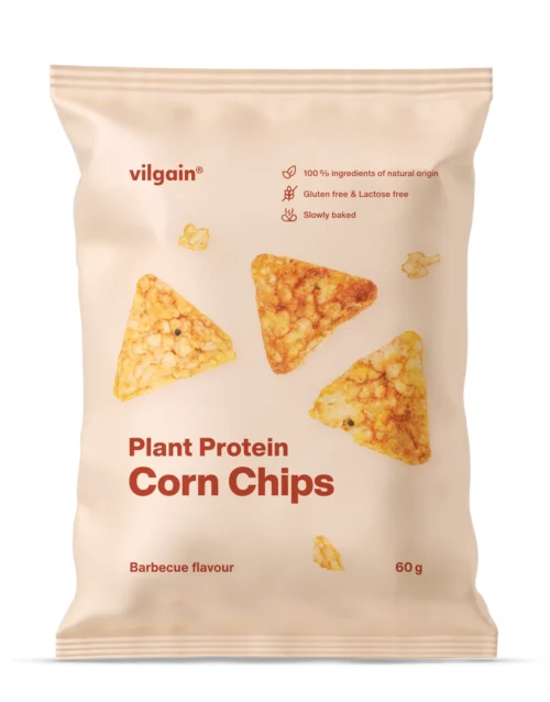 Vilgain Kukuřičné proteinové chipsy BIO - 66g, BBQ