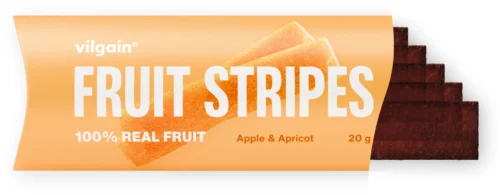 Vilgain Fruit Stripes - jablko a meruňka 20g