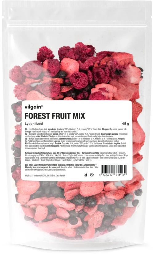 Vilgain Mix lyofilizovaného lesního ovoce - 45g