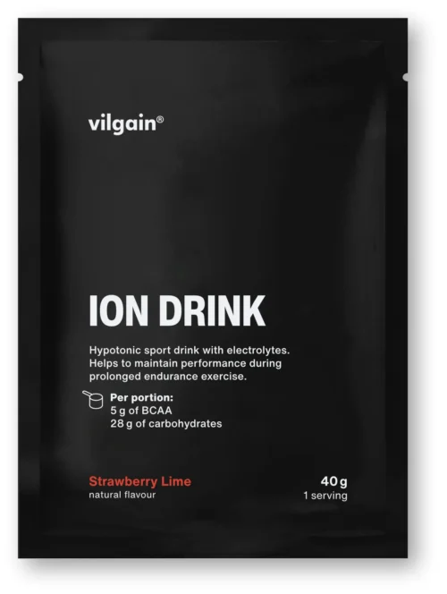 Vilgain Iontový nápoj - 40g - jahoda s limetkou
