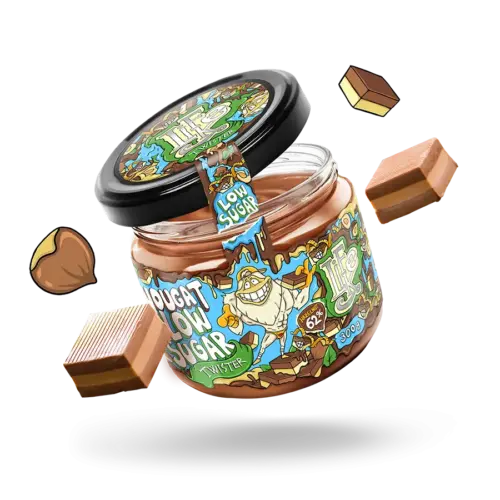Nougat Low Sugar Twister - 300g