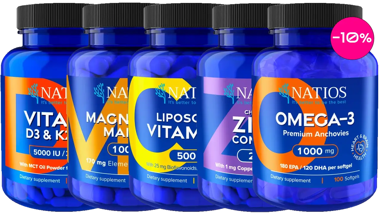 vitamíny na imunitu D3 K2 hořčík omega 3 vitamin c zinek – podzimní balíček Turekczech Store